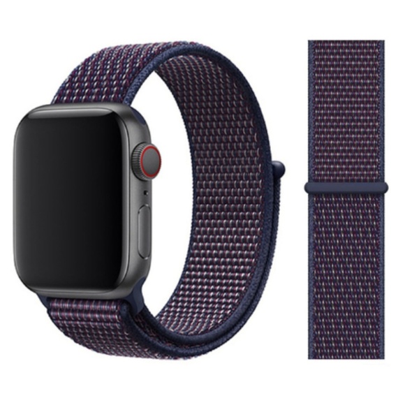 NEW Indigo Strap Loop Band FOR Apple Watch - Picture 1 of 8